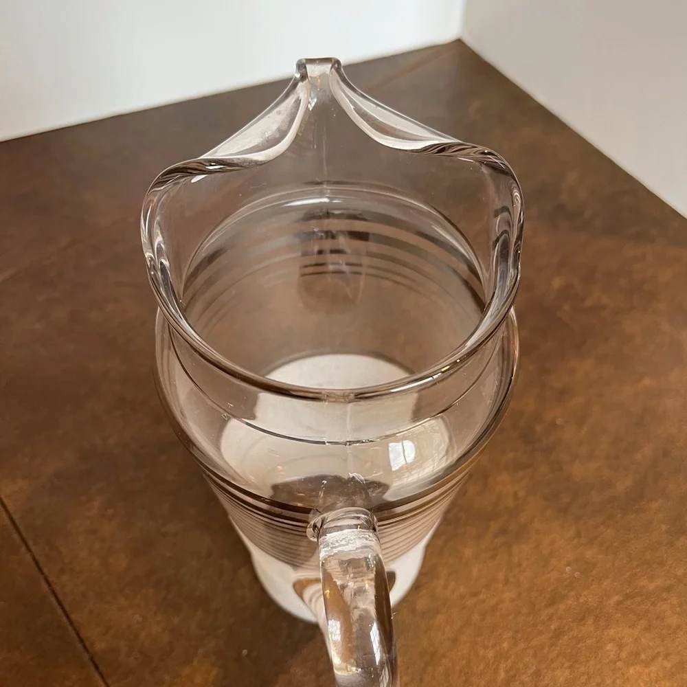 Art Deco Style Cocktail Pitcher